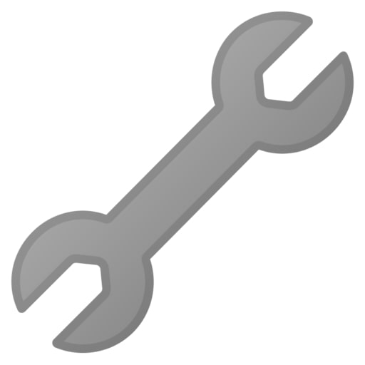 image emoji clé à molette
